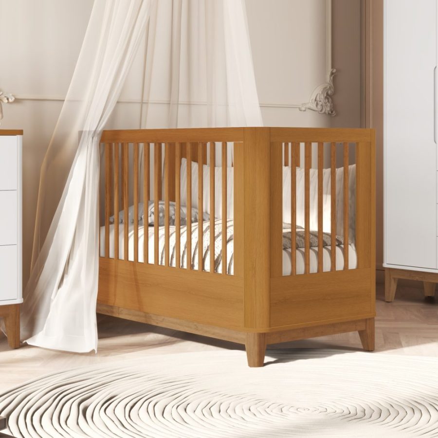 Berço Boom Slim Classic Reller - Savana Fosco