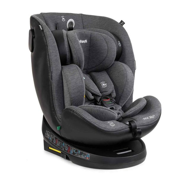 Cadeira Infanti Mia 360° Preta