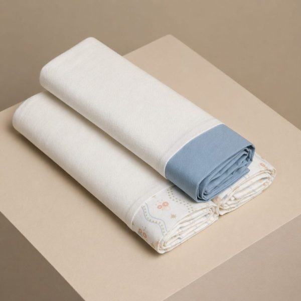 Cueiro Manta Flanelado em Algodão 84x80cm - Tratorzinho