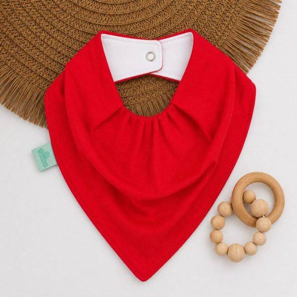 Bandana Impermeável para Bebê - Vermelho