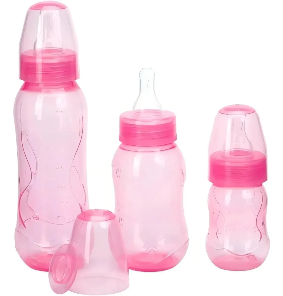 Kit Kuka Mamadeira Aquarela Rosa