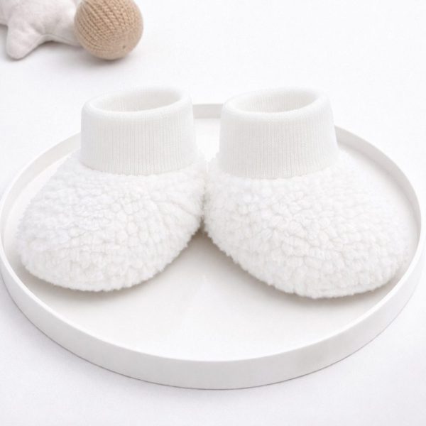 Pantufa Bebê Carneirinho Branco