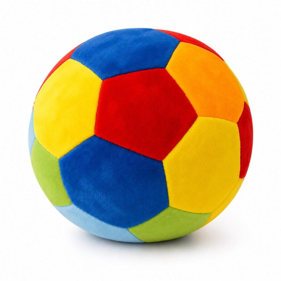bola colorida bebê infantil pelucia