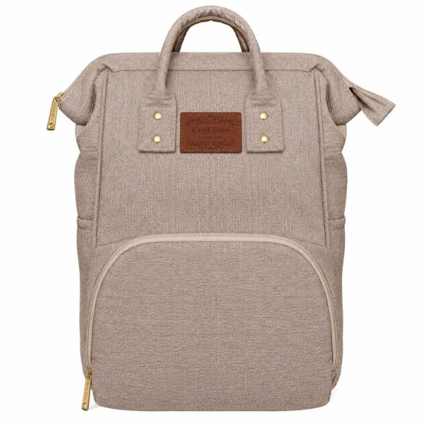 Mochila Maternidade Funcional Bege