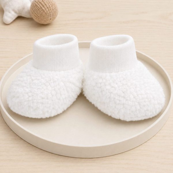 Pantufa Bebê Carneirinho Branco