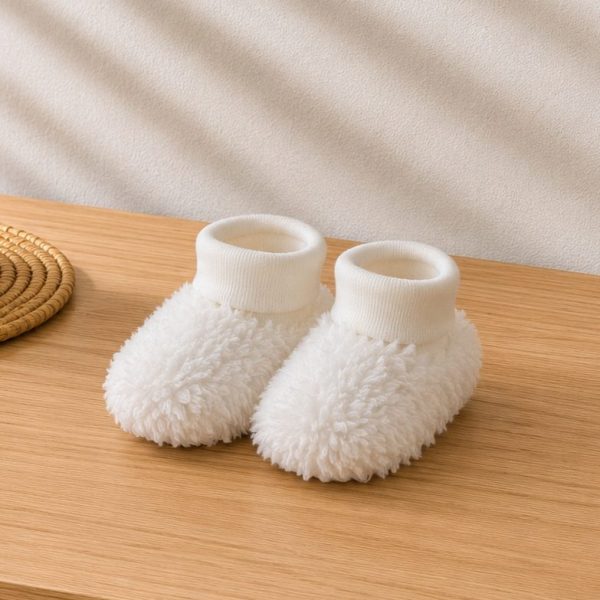 Pantufa Bebê Carneirinho Branco