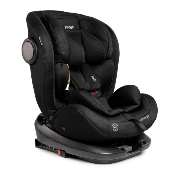 Cadeirinha Infanti Para Auto Mundi 360º Preto