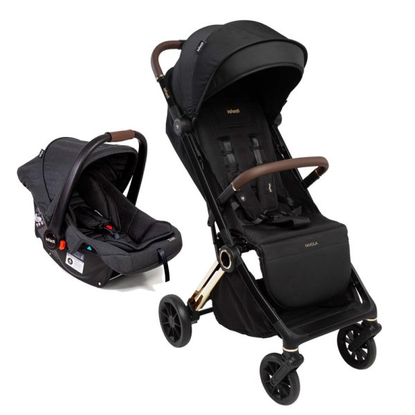 Carrinho Infanti Travel System Nivola Duo Preto Solar