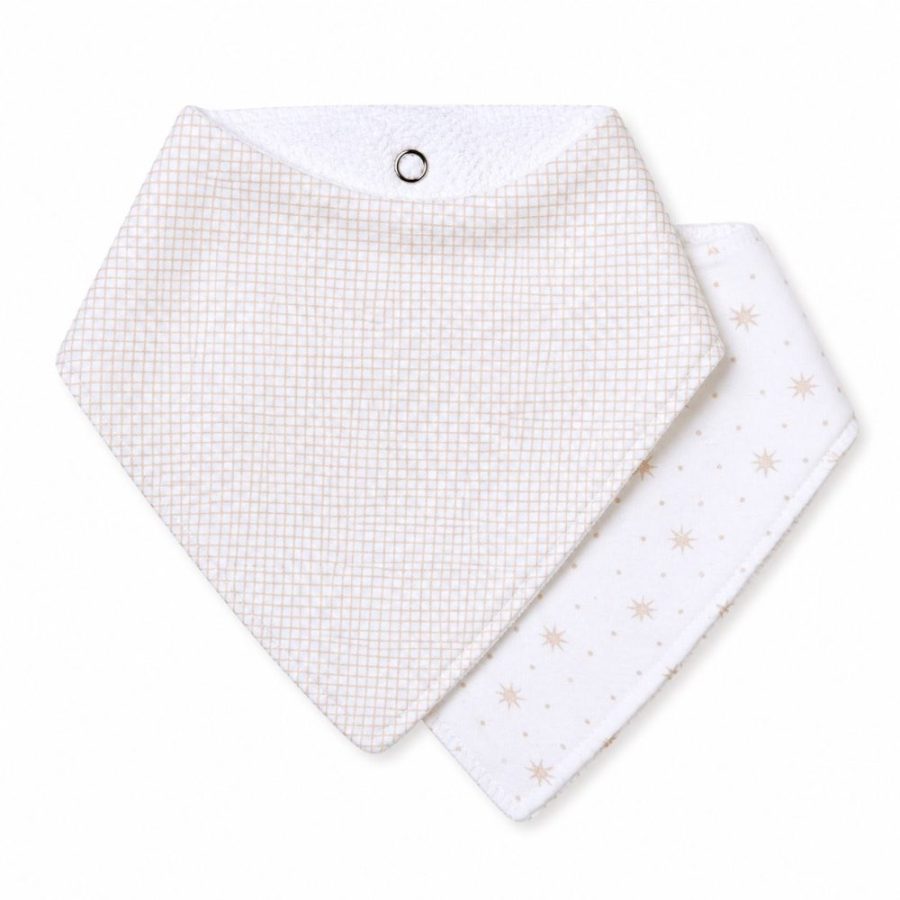 Kit Babador Bandana Papi 100% Algodão - Linho Bege