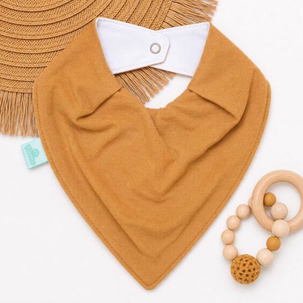 Bandana Impermeável Para Bebê - Caramelo