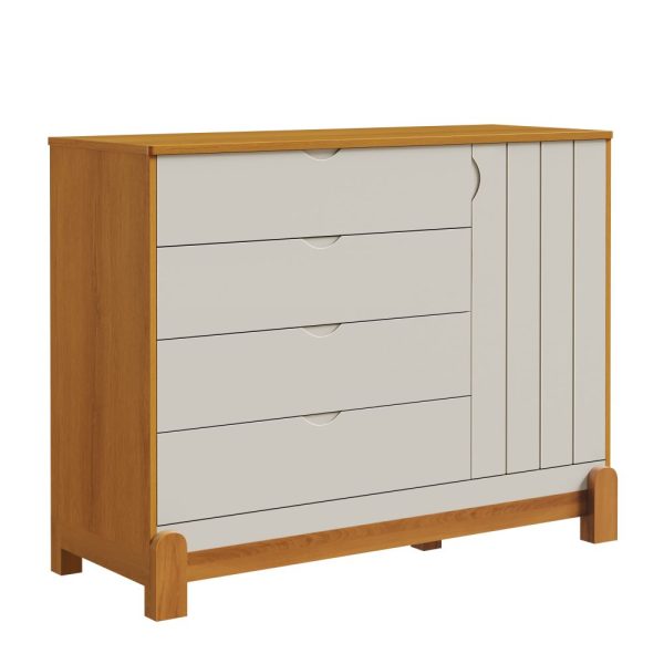 Cômoda Sapateira Lotus Reller - Areia com Savana