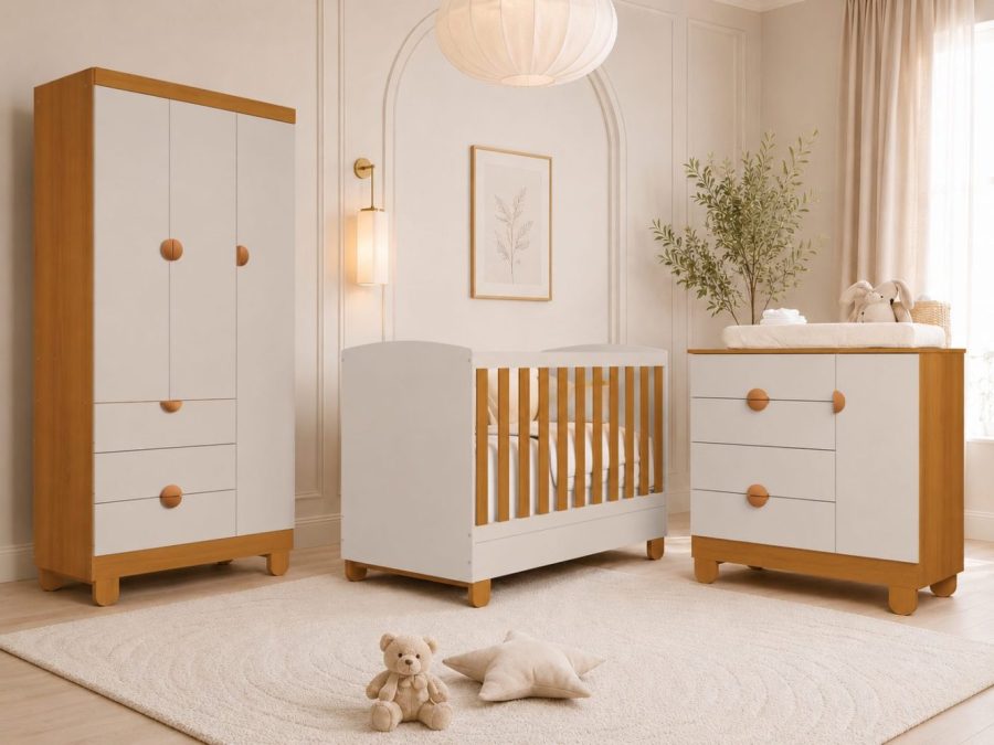 JOGO DE QUARTO APOLO AREIA SAVANA YASMIN BABY 26