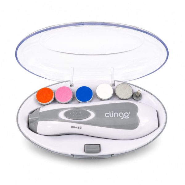 Kit Lixa de Unha Elétrica Deluxe Clingo Para Bebê