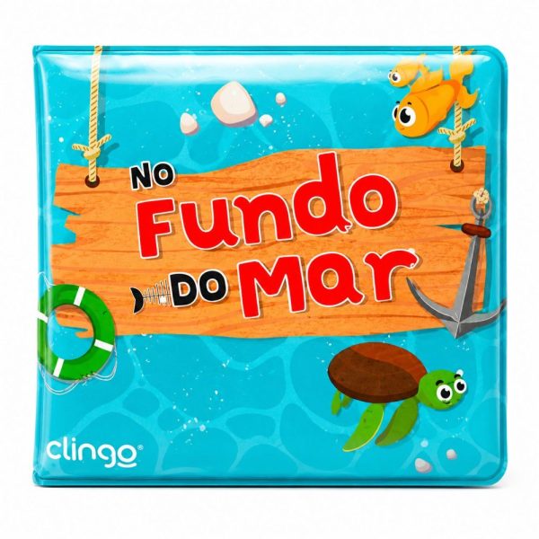 Livrinho Infantil De Banho No Fundo Do Mar Clingo