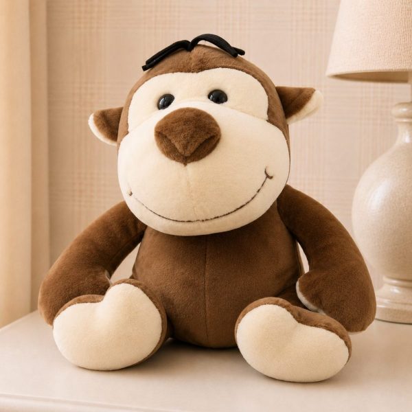 Macaco de Pelúcia Infantil Decorativo