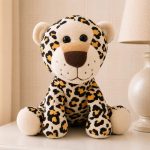 Onça de Pelúcia Infantil Decorativo