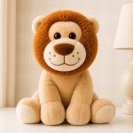Leão de Pelúcia Infantil Decorativo