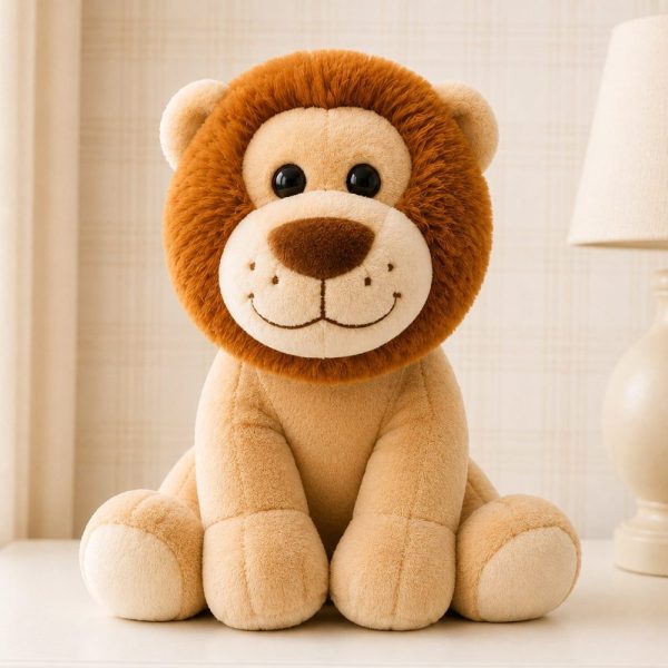 Leão de Pelúcia Infantil Decorativo