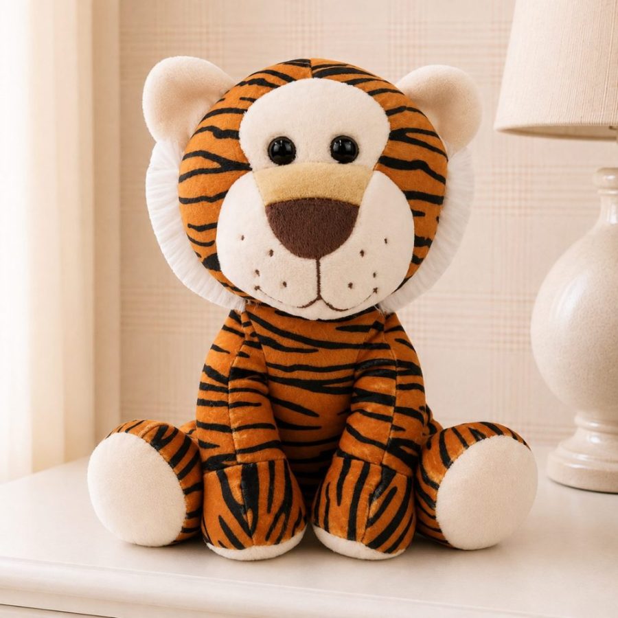 Tigre de Pelúcia Infantil Decorativa