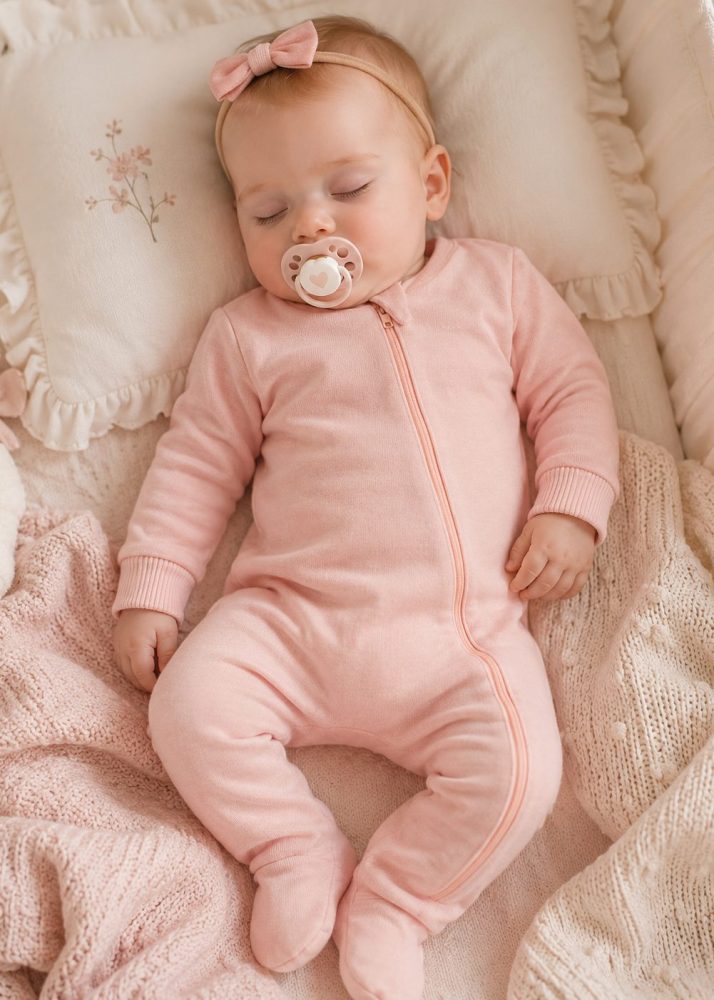macacão bebê moletinho peluciado inverno quentinho menina coral