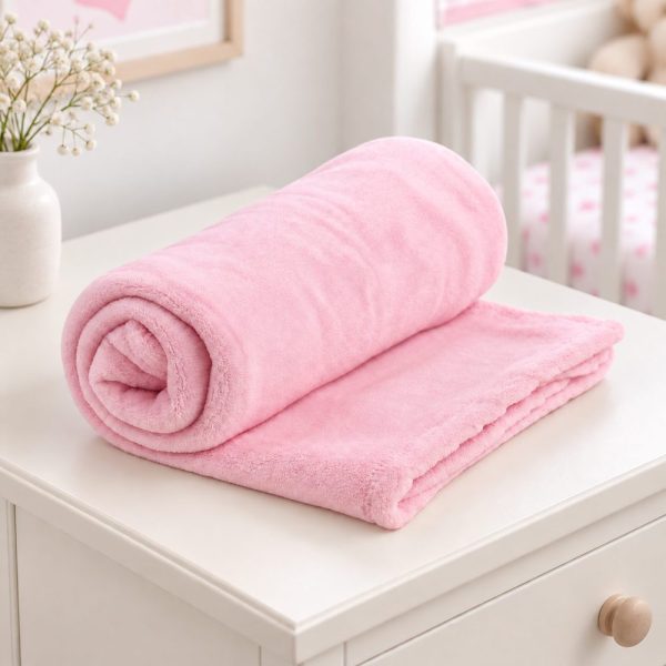 Cobertor De Microfibra Mami 1,10m X 85cm Rosa